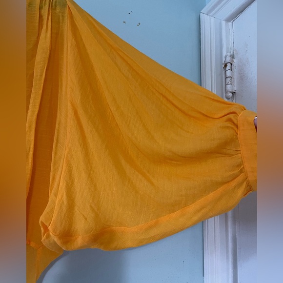 Anthropologie yellow blouse - Picture 4 of 4